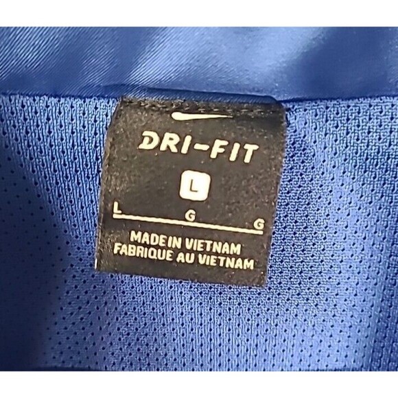 EUC Nike Dri Fit Duke University Jacket Womens Size Large Blue Vented Hooded - Picture 2 of 9